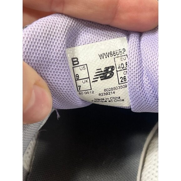 NEW BALANCE 665 ATHLETIC WALKING SHOES  WITH STRIKE PATH WOMEN'S  SIZE 9 GRAY - Picture 6 of 15